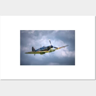 Supermarine Spitfire Mk Ia P7308 Posters and Art